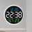 6672 Multifunctional Wall Clock Night Light Temperature Humidity Display Silent Electronic Clock - Three Color - 2