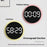 6672 Multifunctional Wall Clock Night Light Temperature Humidity Display Silent Electronic Clock - Three Color - 4