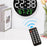 6672 Multifunctional Wall Clock Night Light Temperature Humidity Display Silent Electronic Clock - Three Color - 5
