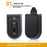 Outdoor Waterproof Wall Mounted Keys Lock Box Zinc Alloy Anti Theft Password Storage Case - 4