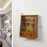 Key Holder Wall Mount Organizer Decorative Storage Box for Entryway Living Room Home - Brown - 2