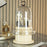 Luxury Makeup Organizer Rotating Cosmetic Brushes Lipstick Eyebrow Pencils Dust-Proof Storage Box - Light Yellow - 1