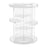 Transparent Rotating Makeup Organizer Adjustable Cosmetic Skincare Product Storage Display Stand - 2