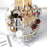 Transparent Rotating Makeup Organizer Adjustable Cosmetic Skincare Product Storage Display Stand - 4