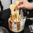 Cartoon Bear Makeup Organizer Rotating Cosmetic Storage Box For Eyebrow Pencils Lipsticks Brushes - White - 2