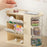 Desktop Organizer Multi-Drawer Storage Rack Office Stationery Holder Multi-Function Desk Tidy - Creamy White - 3