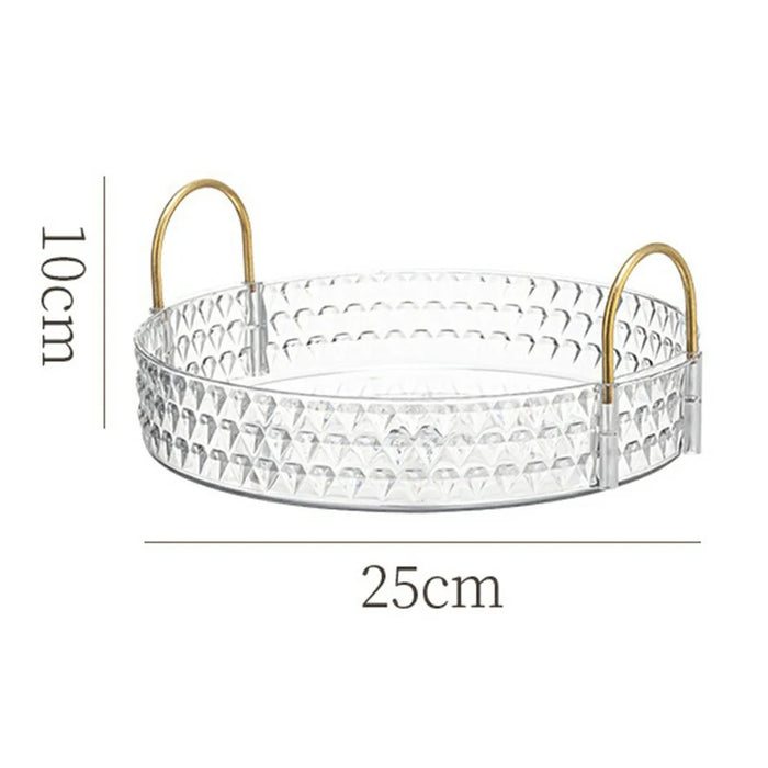 Rotating Luxury Cosmetic Organizer Single Tier Makeup Skincare Perfume Storage Rack - 5