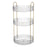 Rotating 3-Tier Vanity Makeup Organizer Cosmetics Skincare Perfume Lipstick Storage Rack - 1