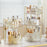 Rotating 3-Tier Vanity Makeup Organizer Cosmetics Skincare Perfume Lipstick Storage Rack - 3