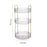 Rotating 3-Tier Vanity Makeup Organizer Cosmetics Skincare Perfume Lipstick Storage Rack - 4