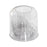 Rotating Makeup Organizer Brushes Lipsticks Cosmetics Clear PET Storage Container with Removable Base - Transparent - 2