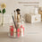 Rotating Makeup Organizer Brushes Lipsticks Cosmetics Clear PET Storage Container with Removable Base - Transparent - 3