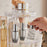 Makeup Organizer 360-Degree Rotating Desktop Storage Box Cosmetic Holder for Vanity Bedroom Lipstick Jewelry - Creamy Yellow - 6
