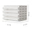 4 Drawer Storage Cabinet Office Home A4 File Documents Stationery HIPS + ABS Desktop Organizer - White - 6