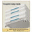 4 Drawer Under Desk HIPS + ABS  Storage Cabinet Office Home A4 File Documents Stationery Organizer with Wheels - White - 4