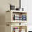 1-Layer Cabinet Desktop PP Organizer Transparent Door Stationery Cosmetics Storage Box - 2