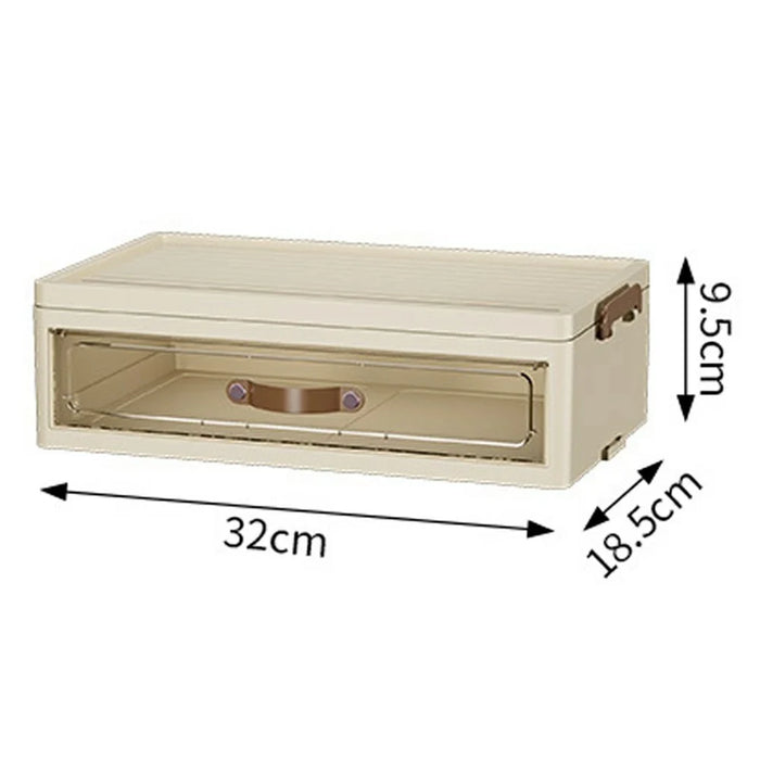 1 Layer Drawer Desktop Organizer Large Capacity Stationery Cosmetics PP Storage Box - 2
