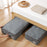 Underbed Storage Box 76 x 38 x 17cm Large Capacity Compartment Organizer Waterproof for Shoes / Clothes Sorting - Grey - 3