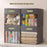 Storage Box Foldable Organizer Clear Window Multi-Function Container for Books Miscellaneous Items - 7