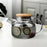 600ML Electroplated Transparent Teapot Heat Resistant High Borosilicate Glass Water Kettle Juice Jug (No FDA, BPA Free) - Transparent Black - 2