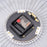 WM97 50 x 50cm Wrought Iron Wall Clock for Living Room Home Decor Quartz Clock Rhinestone Accents - 5
