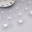 WM97 50 x 50cm Wrought Iron Wall Clock for Living Room Home Decor Quartz Clock Rhinestone Accents - 6
