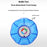 7 Compartment Portable Travel Pill Organizer Electronic Reminder Waterproof Daily Medication Box with Alarm - Blue - 6