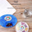 7 Compartment Portable Travel Pill Organizer Electronic Reminder Waterproof Daily Medication Box with Alarm - Blue - 7
