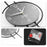 31 x 68cm Luxury Wall Clock Metal Hanging Silent Clock for Living Room / Dining Room Decor - 5