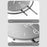 35 x 80cm Luxury Wall Clock Metal Hanging Silent Clock for Living Room / Dining Room Decor - 7