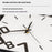 JT1850 38x69cm Minimalist Style Wrought Iron Wall Clock with Wooden Dial Quartz Clock for Home Decor - 4
