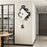 JT1850 50x84cm Minimalist Style Wrought Iron Wall Clock with Wooden Dial Quartz Clock for Home Decor - 3