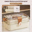 3-Layer Folding Medicine Storage Box Portable First Aid Medical Case with Safety Lock for Home - White - 6