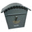 Outdoor Lockable Metal Mailbox European Style Wall Mounted Letter Box Waterproof Suggestion Box - 1