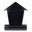 European Style Outdoor Wall Mounted Letterbox Metal Mailbox Lockable Suggestion Box Weatherproof Post Box - Black - 2