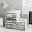 Size M Stackable Desktop Organizer Drawer Storage Box for Makeup Jewelry Office Supplies - 6