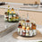 Rotating Storage Organizer For Kitchen Spices Fruit 360° Swivel Base Multi-Function Desktop Container - Transparent Brown - 6