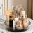 Rotating Storage Organizer For Kitchen Spices Fruit 360° Swivel Base Multi-Function Desktop Container - Transparent Brown - 7