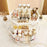 2 Layer Rotating Drawer Cosmetic Storage Box Dustproof Makeup Display Box Transparent Cosmetic Organizer - 3