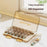 Pill Organizer 7 Day Weekly Medicine Box Portable Pill Container with Lid Multi Compartment for Travel / Home - Coffee - 2