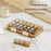 Pill Organizer 7 Day Weekly Medicine Box Portable Pill Container with Lid Multi Compartment for Travel / Home - Coffee - 3