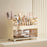 Drawer Cosmetic Storage Box Multi Compartment Makeup Holder Transparent Cosmetic Organizer Dustproof - Cream White - 5