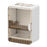 Magnetic Cosmetic Organizer Makeup Storage Holder Multi-Layer Dustproof Container for Skincare / Beauty Products - White - 1