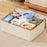 82L Cotton Linen Storage Bag Handheld Quilt Storage Bag Large Capacity Foldable Clothes Organizer for Home Travel - 3