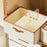 Adjustable Divider Clothes Storage Box Foldable Underwear Organizer Space Saving Wardrobe Sorting Container for Home - Beige - 5