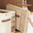 50×40×30cm Oversized Cotton Linen Storage Box Dual-Window Zippered Organizer with Handles Quilt Storage Box for Home - 3