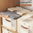 50×40×30cm Oversized Cotton Linen Storage Box Dual-Window Zippered Organizer with Handles Quilt Storage Box for Home - 4
