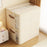50×40×30cm Oversized Cotton Linen Storage Box Dual-Window Zippered Organizer with Handles Quilt Storage Box for Home - 5