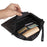 Fireproof Document Bag with Lock Waterproof Card Holder Pouch for Important Files  /  Papers Safe Storage Bag - 2