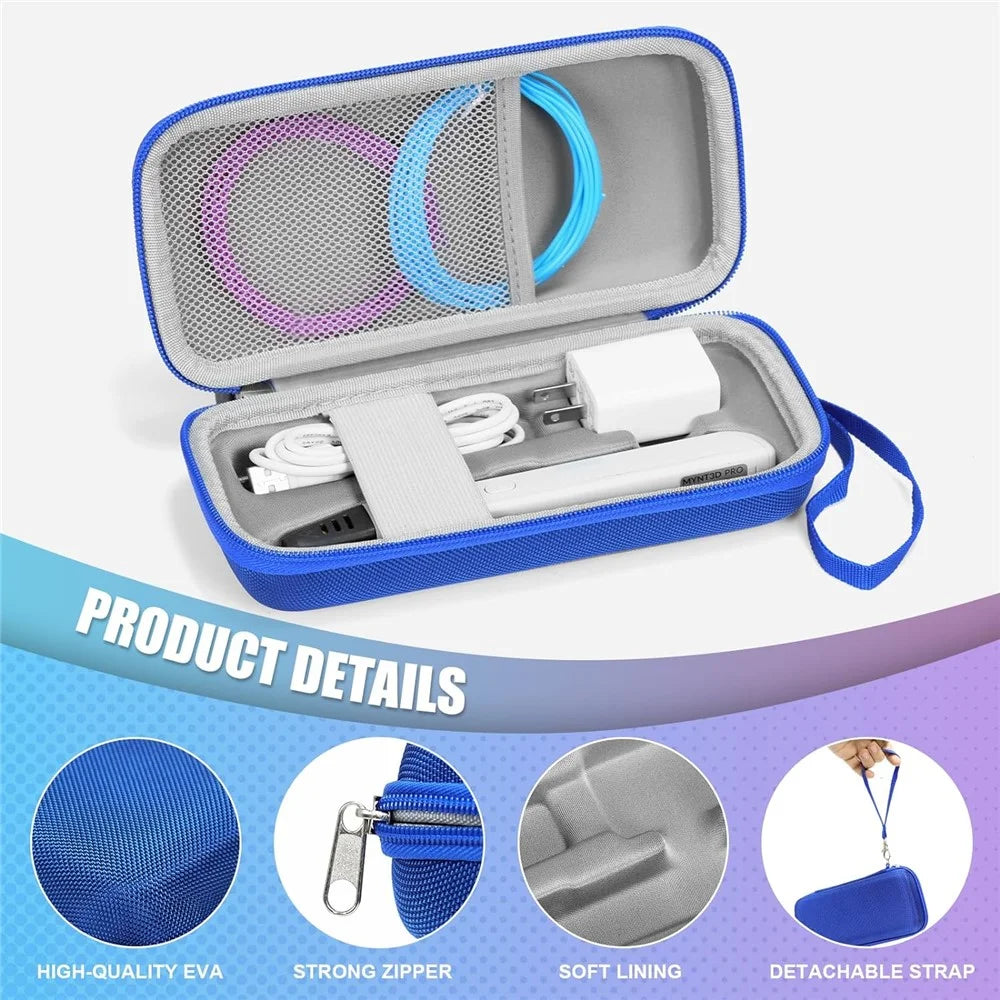 Storage Box for MYNT3D Super  /  Professional  /  Pro Printing 3D Pen Carrying Case Portable Hard Shell - 7